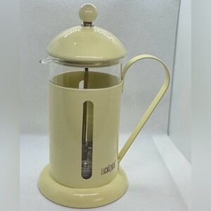 La Cafetière Monaco Metal and Glass Individual French Press Coffee Carafe